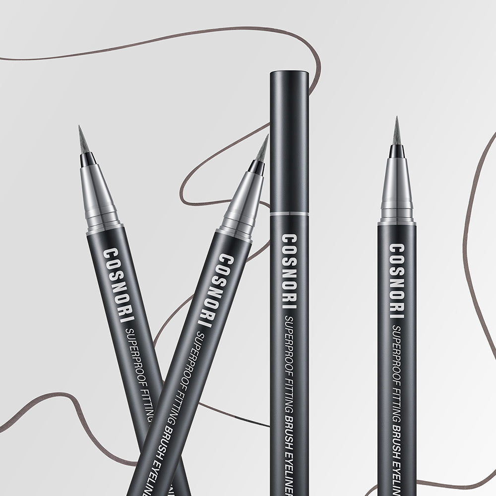 Cosnori Superproof Fitting Brush Eyeliner 0.6g