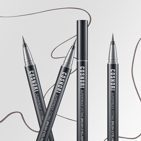 Cosnori Superproof Fitting Brush Eyeliner 0.6g