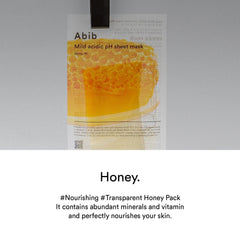 Soonsu Beauty Mild Accidic pH Sheet Mask Honey Fit application use
