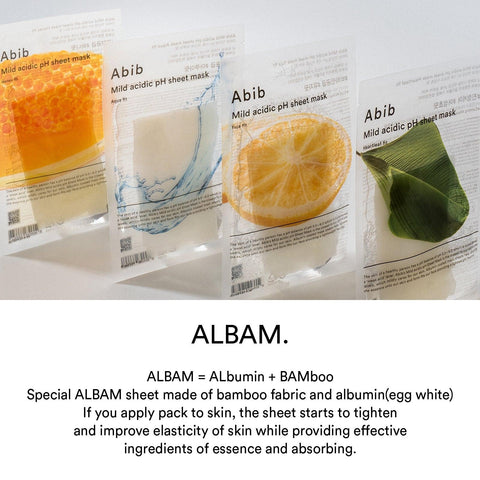 Soonsu Beauty Mild Accidic pH Sheet Mask Honey Fit packaging design
