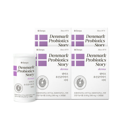 Denps Denmark Probiotic Story Derma 28 Capsules (4 Pack)