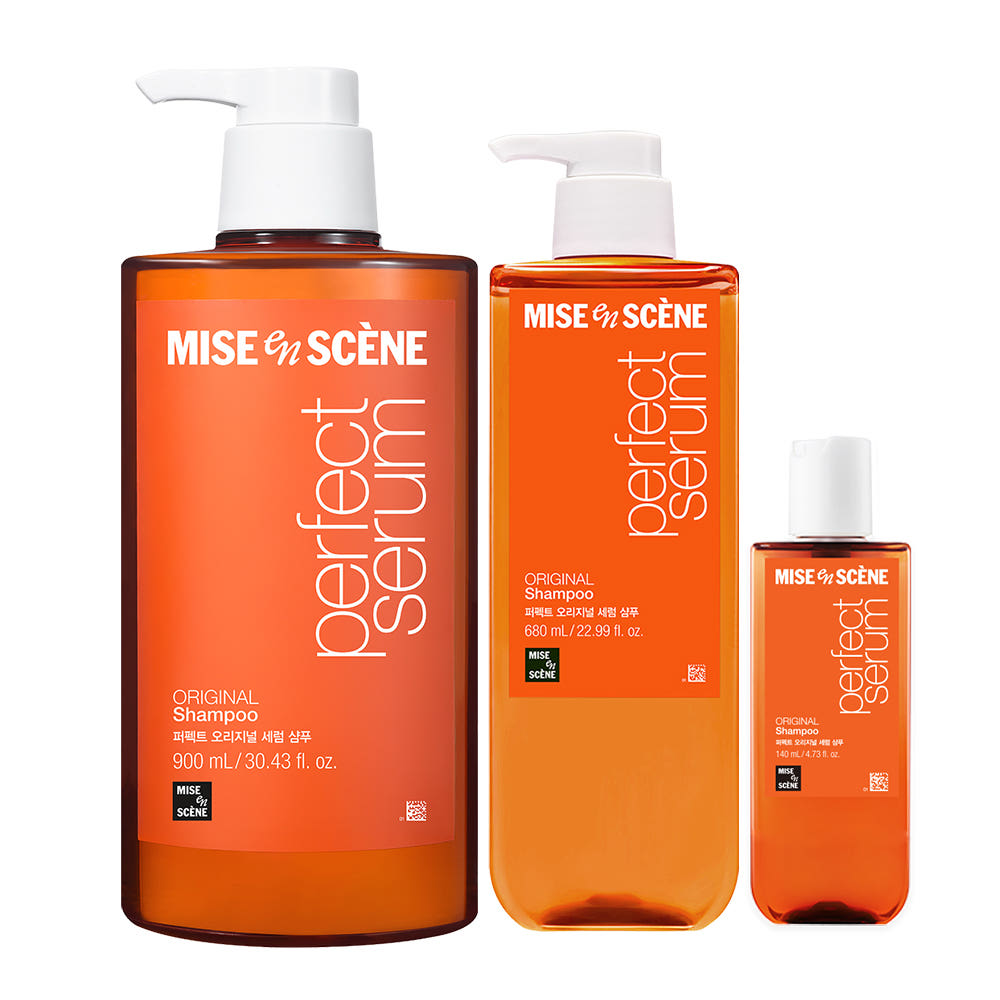 Mise en Scene Perfect Original Serum Shampoo 900ml + 680ml + 140ml