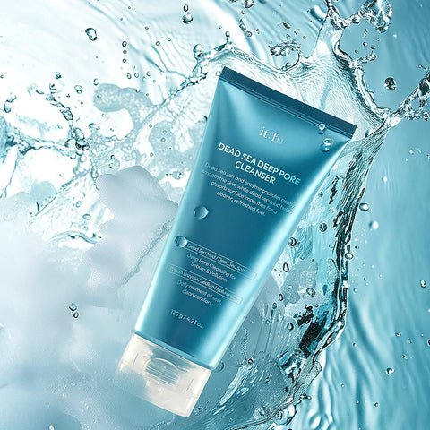 Itfu Dead Sea Salt Enzyme Deep Cleansing Cream Cleanser 120g (2 Pack)