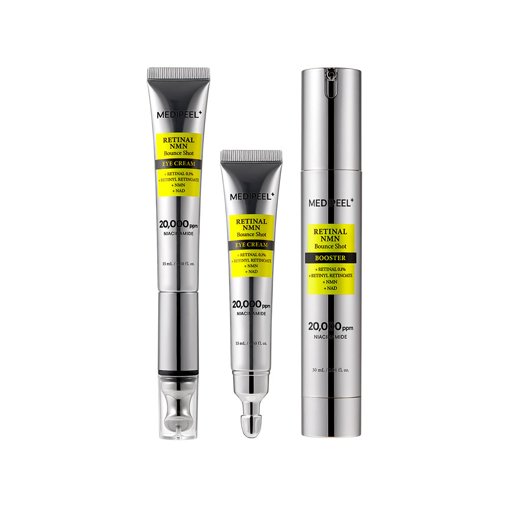 Medipeel Retinal NMN Bounce Shot Deluxe Set (Eye Cream + Refill + Booster) 50ml