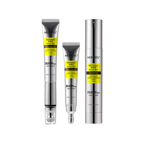 Medipeel Retinal NMN Bounce Shot Deluxe Set (Eye Cream + Refill + Booster) 50ml