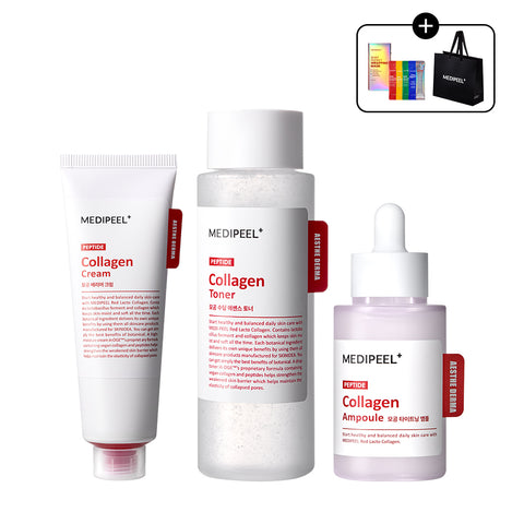Medipeel Pore Gift Set (Barrier Cream 80ml + Soothing Essence Toner + Pore Tightening Ampoule)