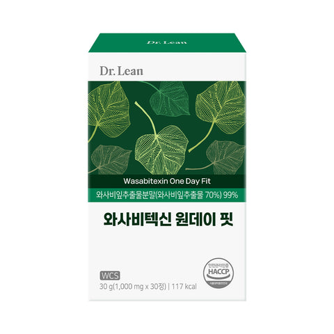 Dr. Lean WasabiTexin One Day Fit (30 Tablets x 6) Domestic Wasabi Leaf Extract