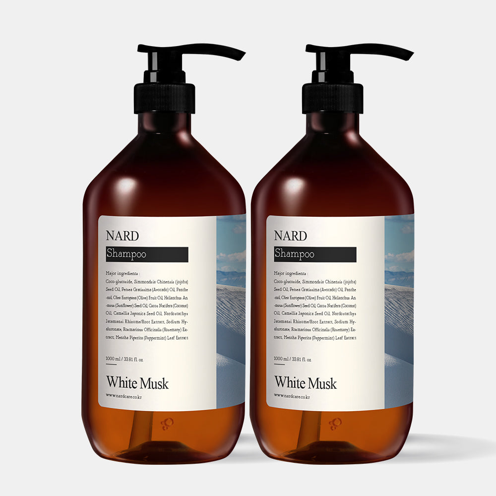 Nard Refresh Perfumed Shampoo 1000ml White Musk (2 Pack)