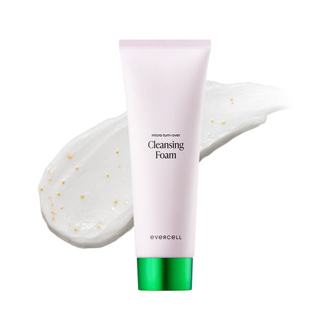 Evercell Micro Turnover Cleansing Foam (120ml + 120ml) Hyaluronic Acid Vitamin E Stem Cell Culture Extract