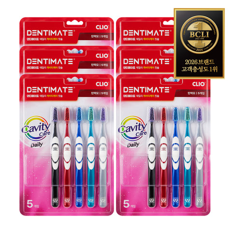 Clio Dentimate Deep Clean Power Tip Molar Care Extra-Fine Bristle Toothbrush 12pcs x 2 Set