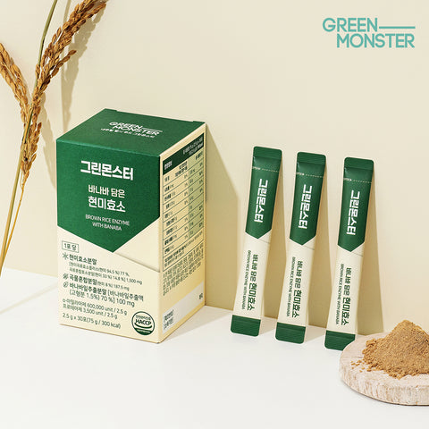 Green Monster Banaba Brown Rice Enzyme 30 Sachets (2 Pack)