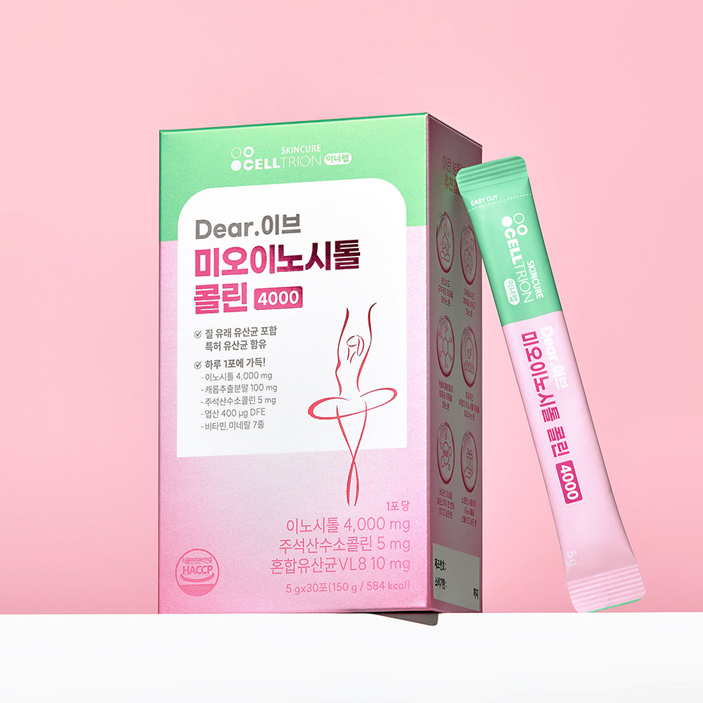 Celltrion InnerLab Dear. Eve Myo-Inositol Choline 4000 1 Box (Powder 1-Month Supply)