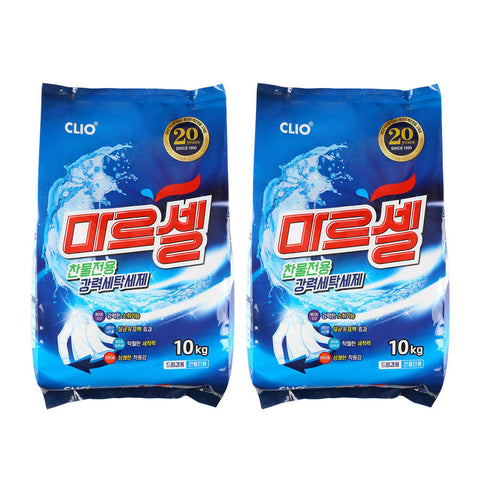 Clio Marcel Cold-Water Powder Detergent 10kg x2