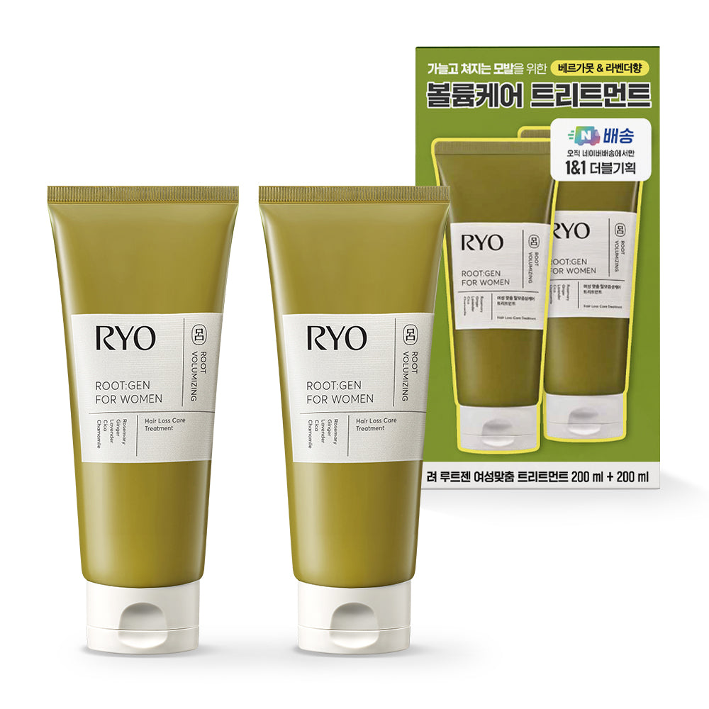 Ryo Rootzen Women's Targeted Hair Loss Care Treatment 200ml (2 Pack)