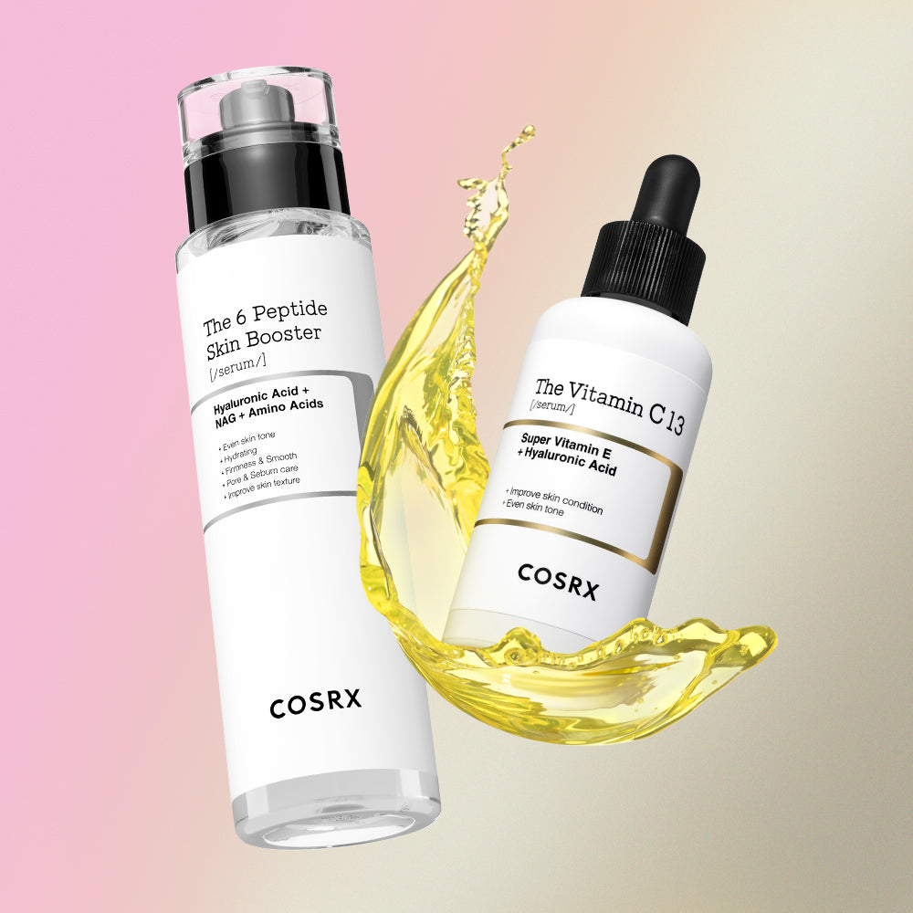COSRX Vitamin C 13 Booster Set (Vitamin C 13 Serum 20ml + 6 Peptide Serum 150ml)