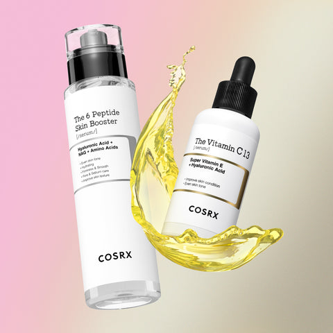 COSRX Vitamin C 13 Booster Set (Vitamin C 13 Serum 20ml + 6 Peptide Serum 150ml)