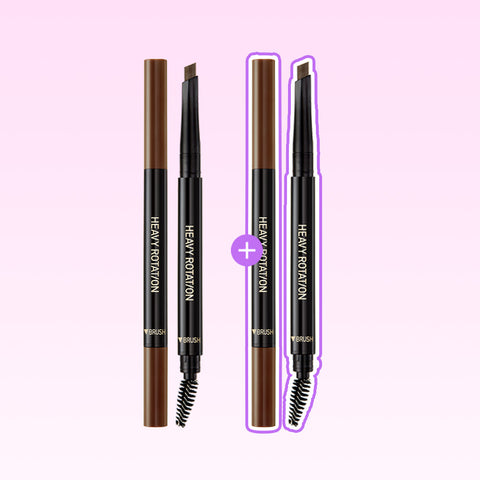 Kiss Me Heavy Rotation Hard Edge Eyebrow Pencil (1+1)