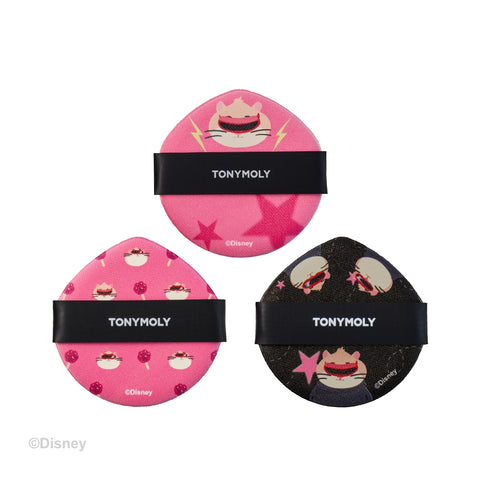 TONYMOLY Skin Tone Fixing Cover Cushion Puff (3 pack)