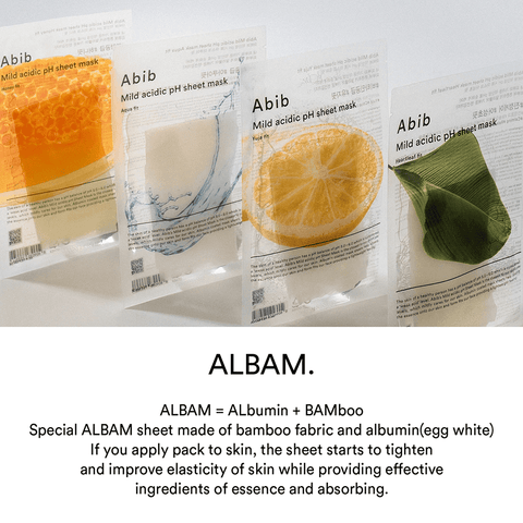Soonsu Beauty Mild Accidic pH Sheet Mask Yuja Fit packaging design