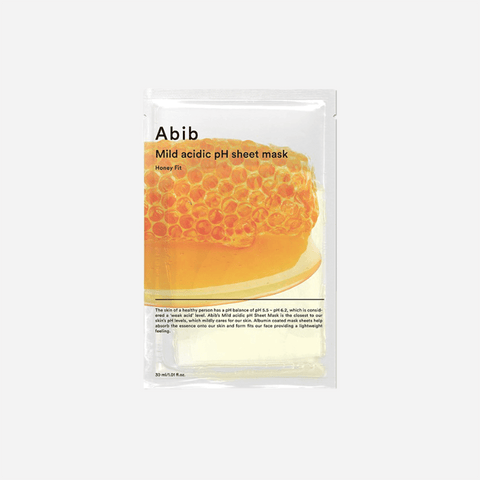 Soonsu Beauty Mild Accidic pH Sheet Mask Yuja Fit front view