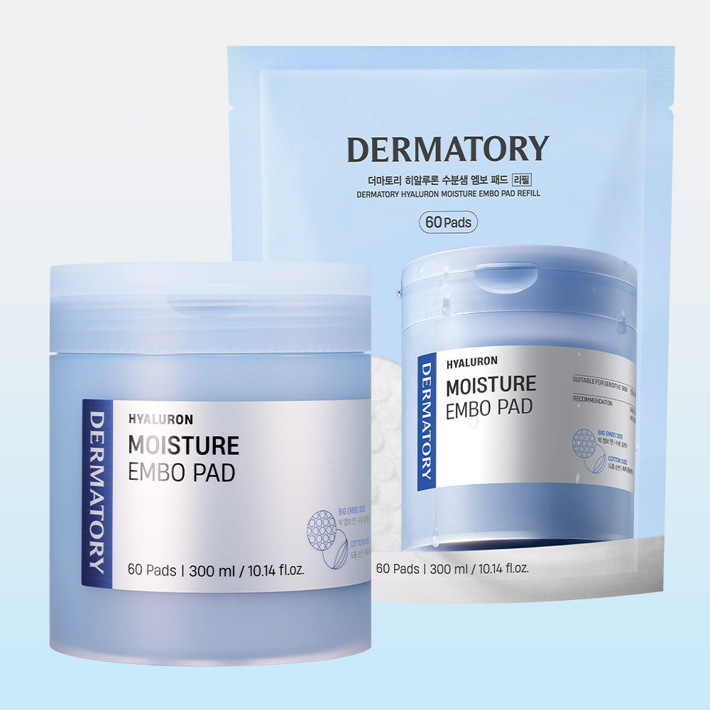 Dermatory Moisture Pad Set (120 pads) Main + Refill