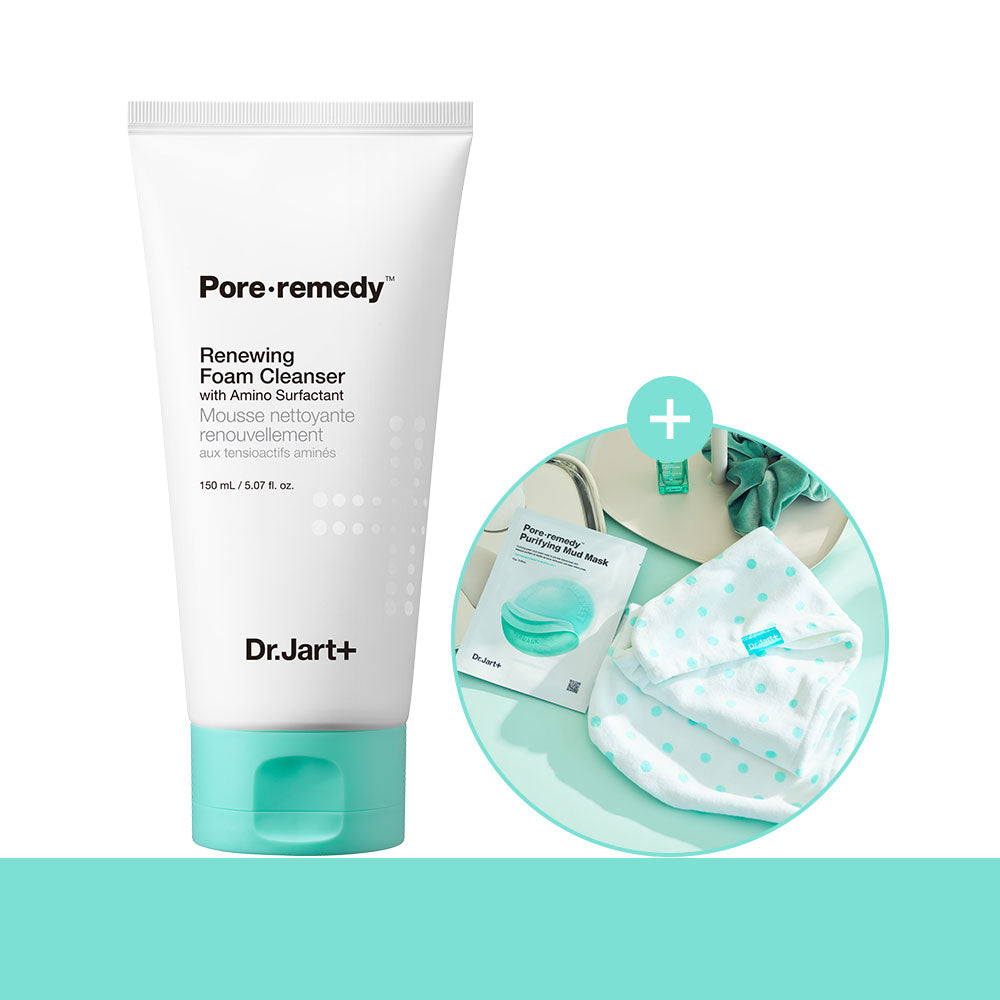 Dr.Jart+ Pore Remedy Renewing Foam Cleanser 150ml (Includes 1 Mask Pack)