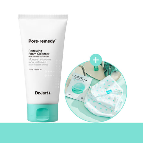Dr.Jart+ Pore Remedy Renewing Foam Cleanser 150ml (Includes 1 Mask Pack)