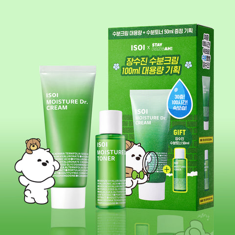 ISOI Moisture Cream 100ml Set (Cream 100ml + Toner 50ml)