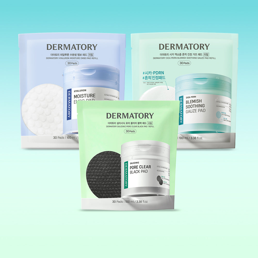Dermatory Pad Refill 2+1 Pack Choose Your Variant