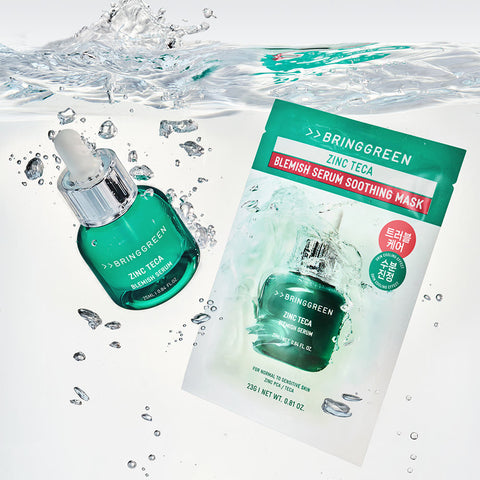 Bringgreen Zinc Teca Trouble Serum Mask 3+1P