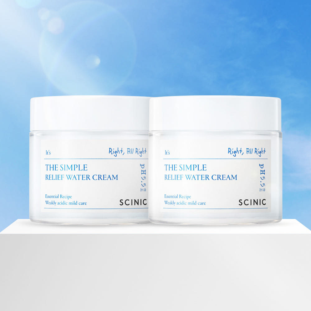 Scinic The Simple Relief Moisture Cream 80ml (2 pack)