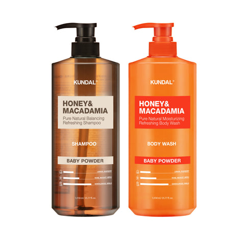 Kundal Nature Shampoo 1058ml + Pure Body Wash 1058ml