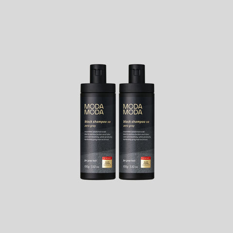 MODAMODA Zero Gray Black Shampoo 10 (100g x2 Travel Size)
