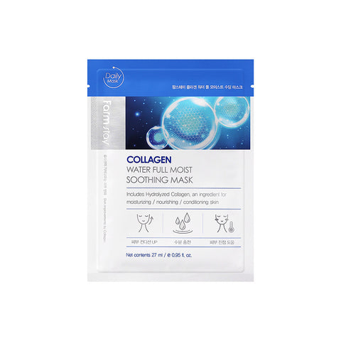 Farmstay Collagen Water Full Moist Soothing Mask 27ml (10 sheets)