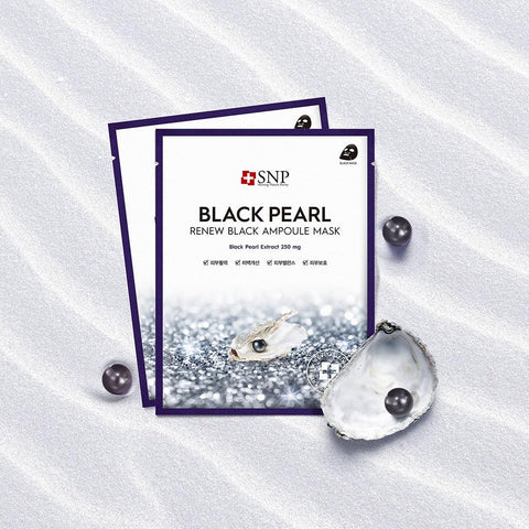 Soonsu Beauty Black Pearl Renew Black Ampoule Mask side view