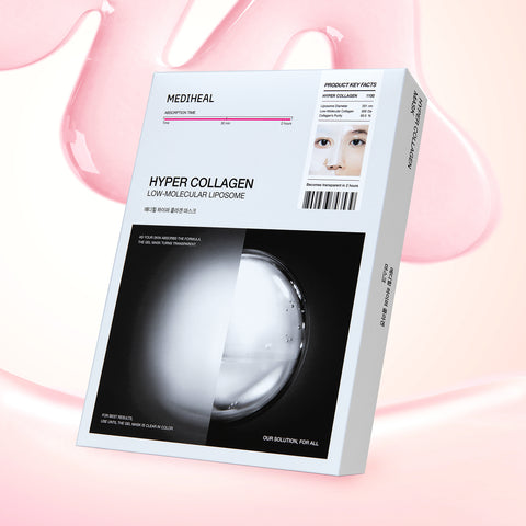Mediheal Hyper Gel Mask 2-Type Set - 20 Sheets (Collagen + Hyaluronic Acid)