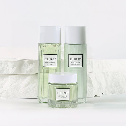 Kim Jeong Moon Aloe Phyto Green Toner 130ml + Emulsion 130ml + Cream S 50ml