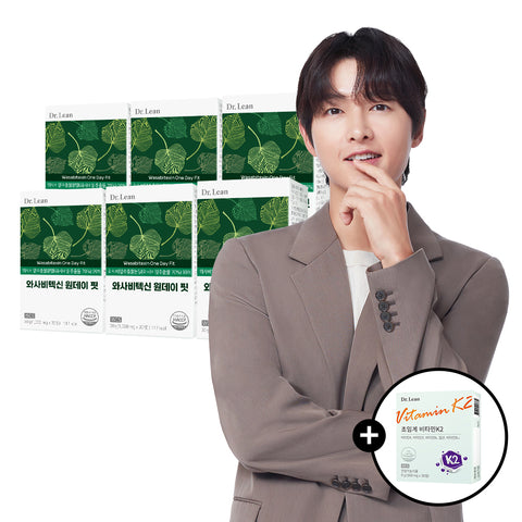 Dr. Lean WasabiTexin One Day Fit (30 Tablets x 6) Domestic Wasabi Leaf Extract