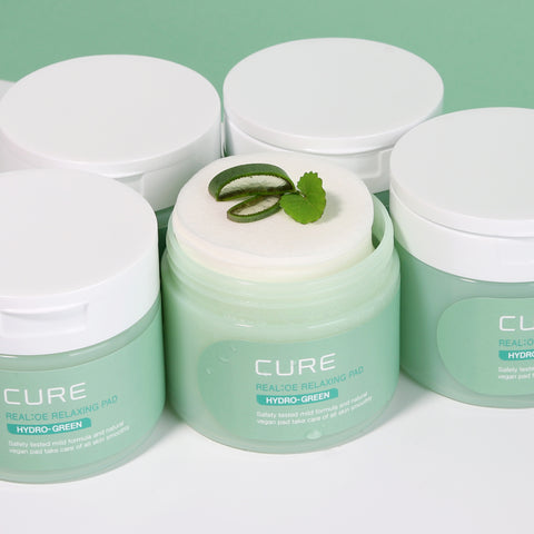 Kim Jeong Moon Aloe Real Aloe Green Relaxing Toner Pads, 60 Sheets