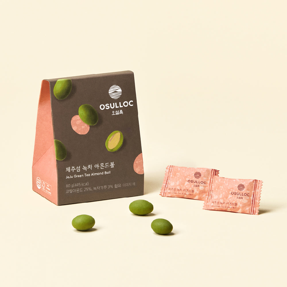 OSULLOC Jeju Island Green Tea Almond Ball