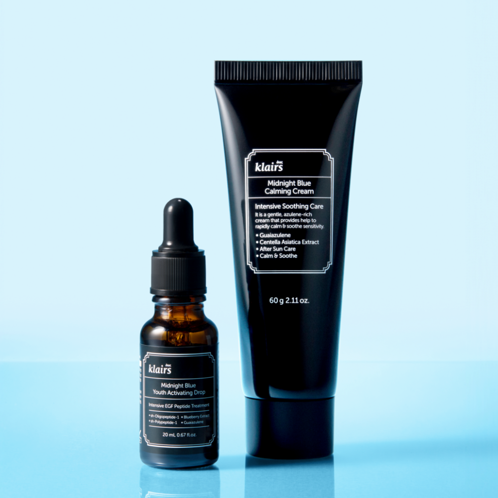 Dear Klairs EGF Ampoule Midnight Blue Drop 20ml + Calming Cream 60g