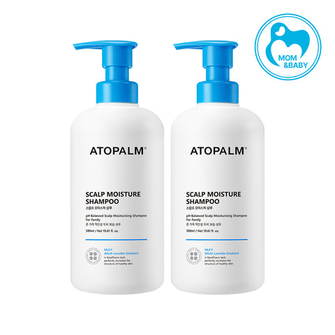 Atopalm Mom & Baby Scalp Moisture Shampoo 580ml (2 Pack)