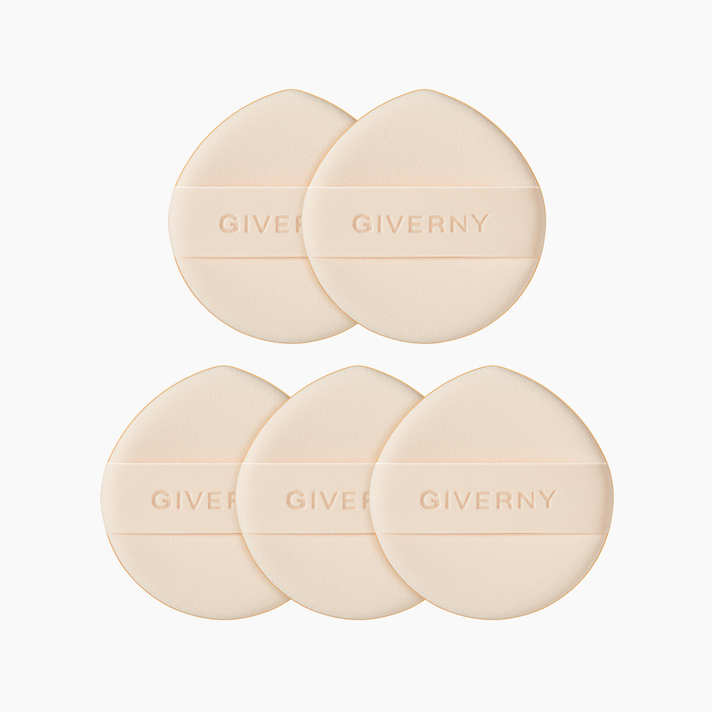 Giverny Skin-Fit Puff 5 Pack (for Foundation & Cushion)