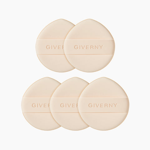 Giverny Skin-Fit Puff 5 Pack (for Foundation & Cushion)