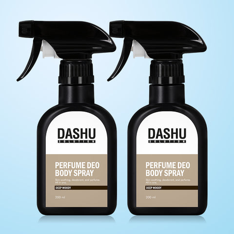 Dashu Solution Perfume Deo Body Spray 200ml Deep Woody (2 Pack)