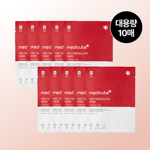 Medicube Red Centella Mask Pack 10P