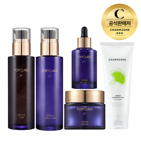 Charmzone Top Class 7th Generation Lifting Basic Set 4-Piece (Skin + Emulsion + Ampoule + Cream)
