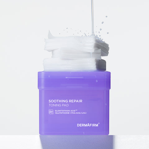 Dermafirm Soothing Repair Toning 2-Piece Set (Pad 180ml, refills x2 + Cream 50ml)