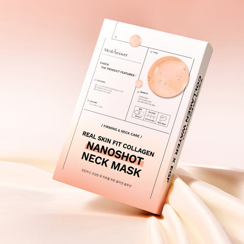 MediAnswer Real Skin-Fit Collagen Nano-Shot Neck Mask 5Sheets