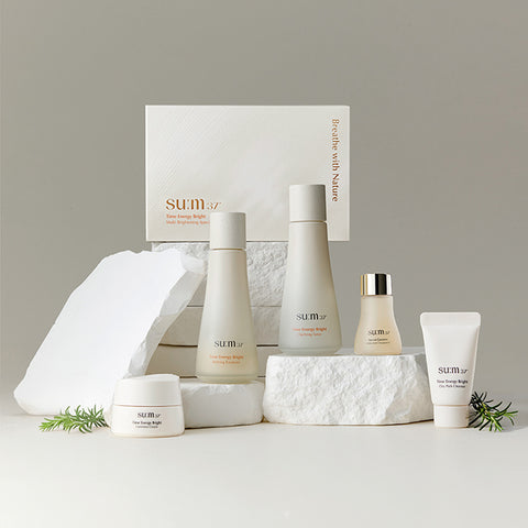 SU:M37 Time Energy Brightening 2-Piece Basic Set (Toner 50ml + Emulsion 50ml)